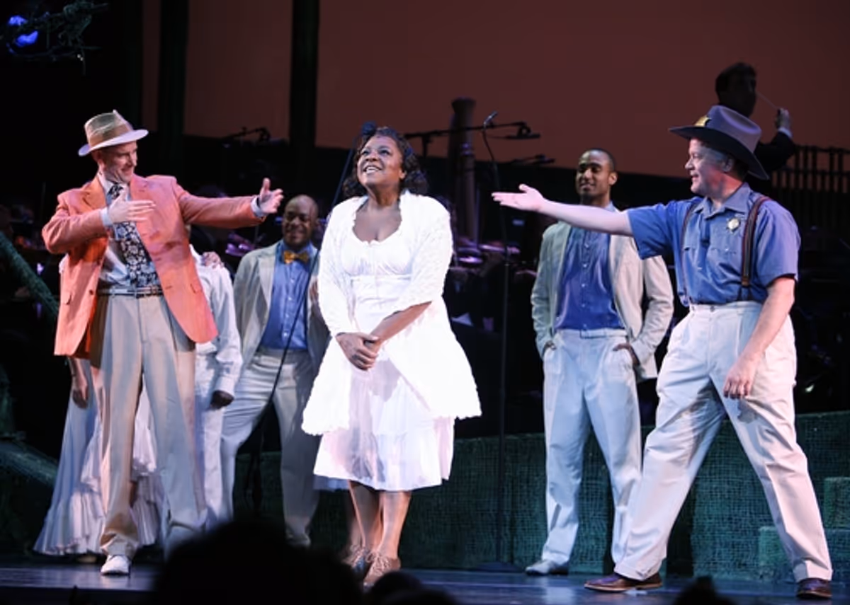 William Youmans, Terri White and Tim Hartman at Encores! 'FINIAN'S RAINBOW' Curtain Call