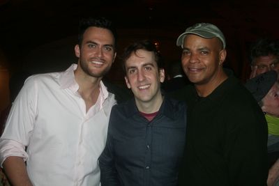 Cheyenne Jackson, Rob Berman and Guy Davis

 Photo