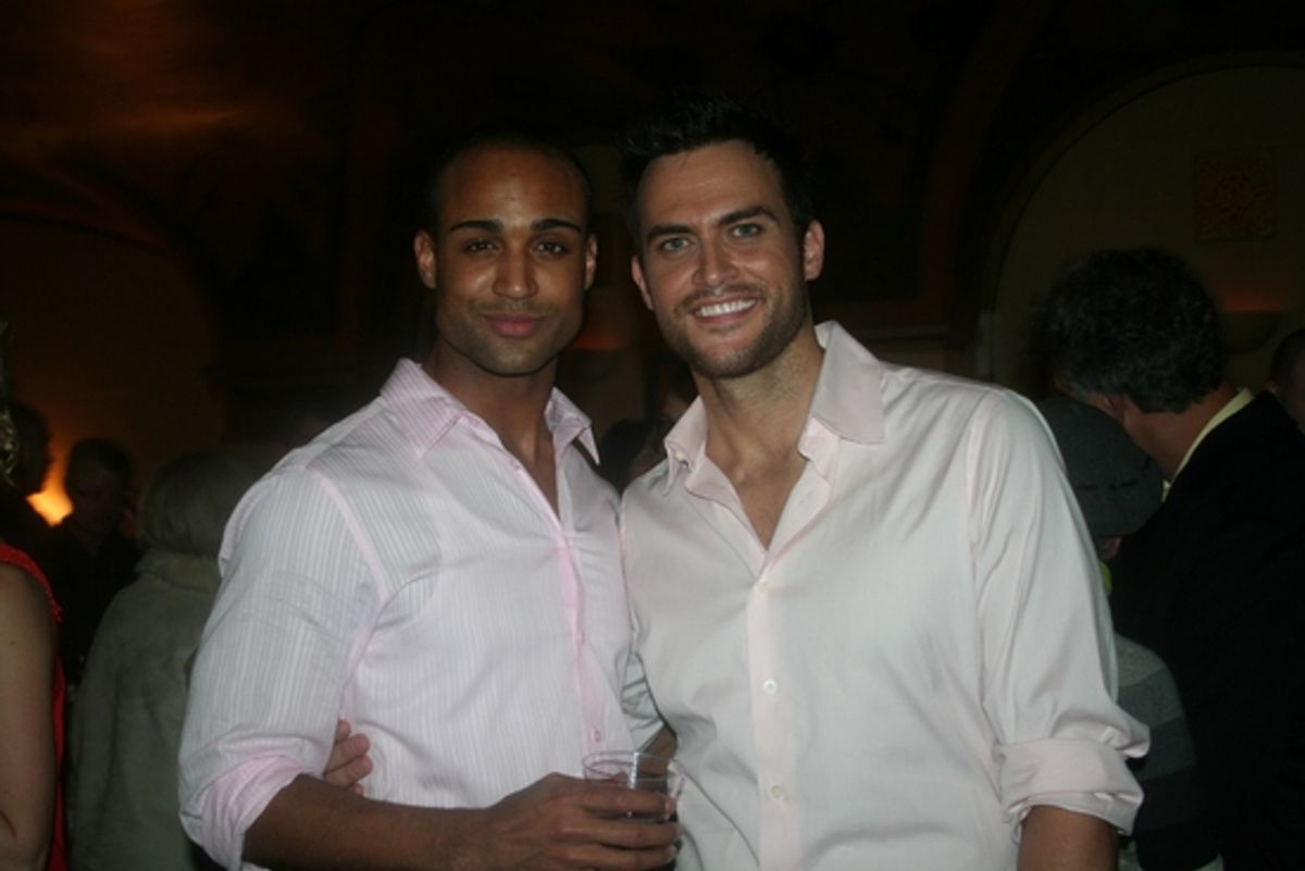 Joe Aaron Reid and Cheyenne Jackson at 