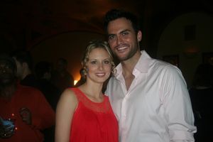 Alina Faye and Cheyenne Jackson Photo