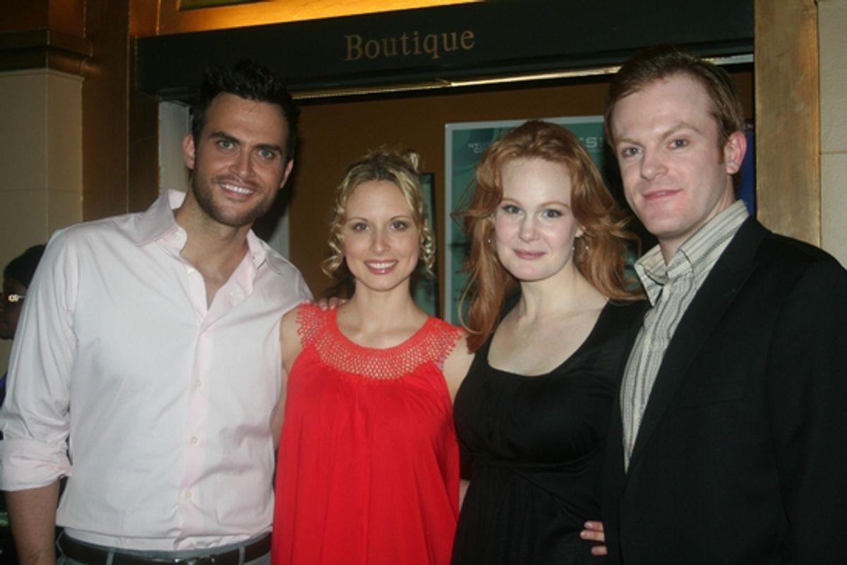 Cheyenne Jackson, Alina Faye, Kate Baldwin and Jeremy Bobb at 
