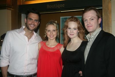 Cheyenne Jackson, Alina Faye, Kate Baldwin and Jeremy Bobb Photo