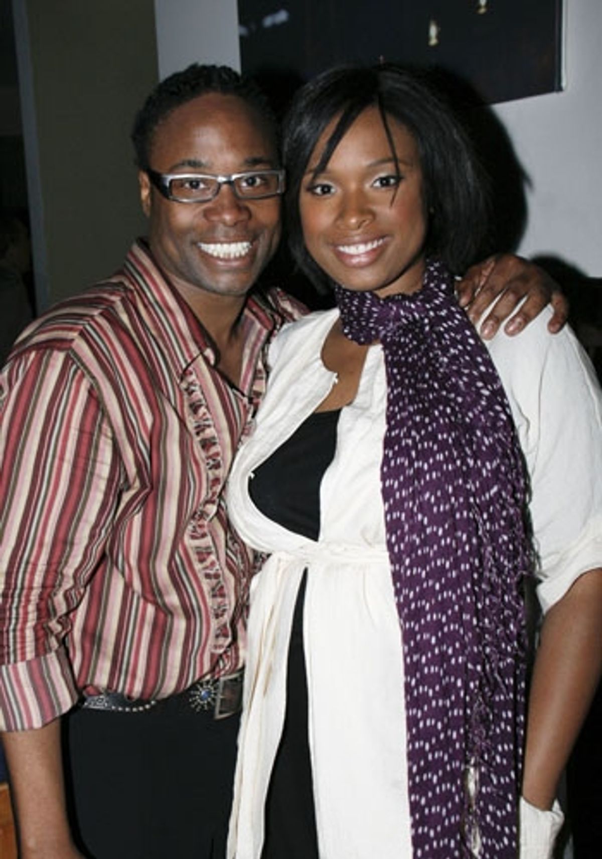 Billy Porter and Jennifer Hudson at 