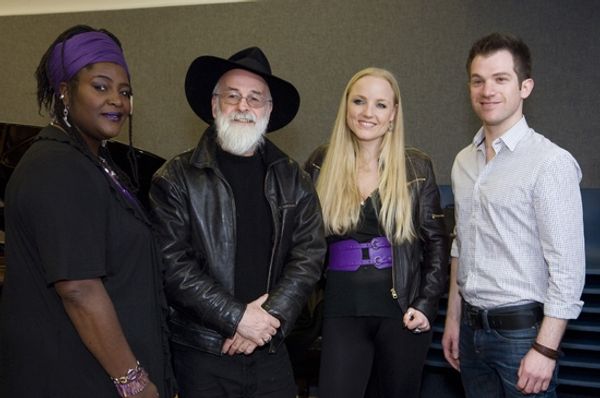 Sharon D Clarke, Terry Pratchett, Kerry Ellis and Daniel Boys Photo