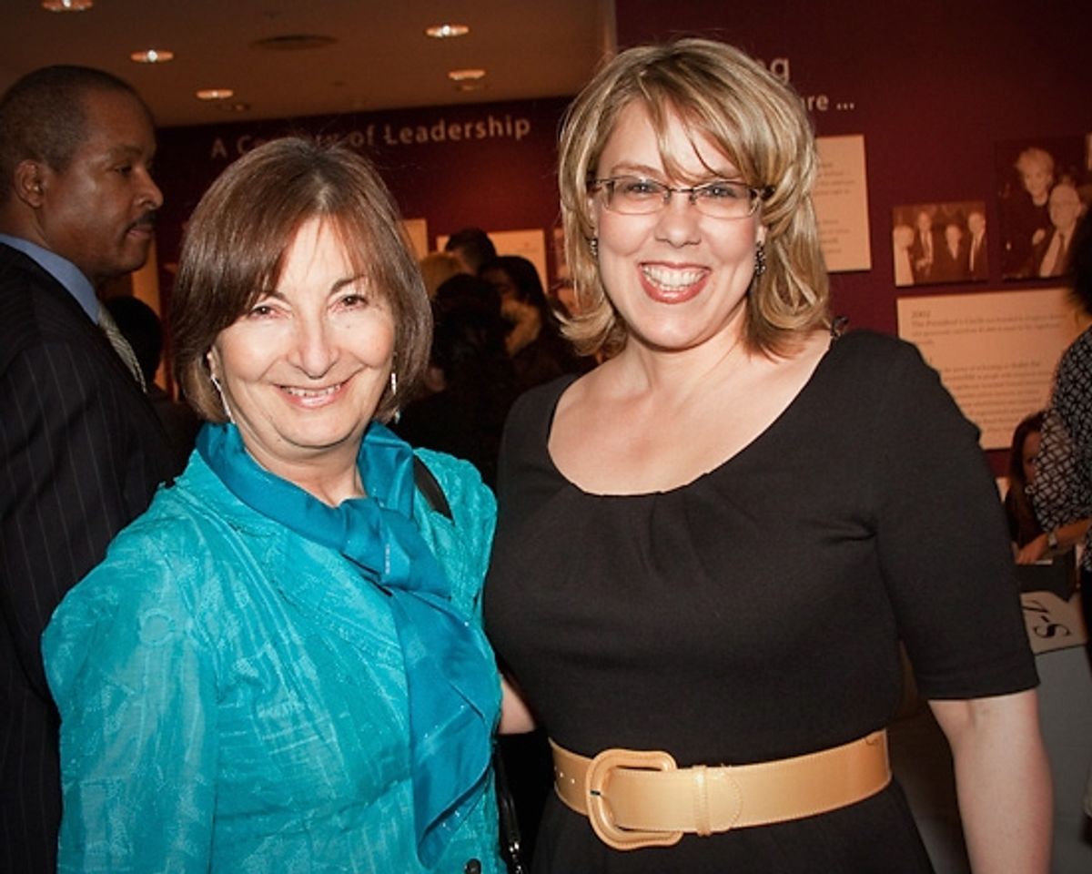 Beth Falcone and Lynn Taylor Corbett at 