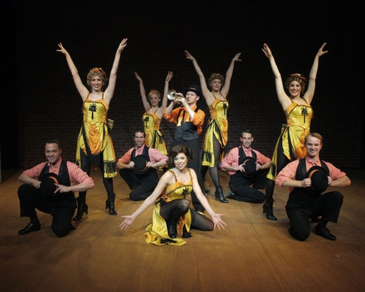 Jill Abramovitz , Rusty Reynolds and the ensemble at Funny Girl At Westchester Broadway Theater