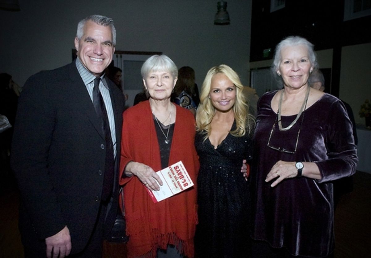 Michael Ross, Joanne Woodward, Kristin Chenoweth, and Anne Keefe at 