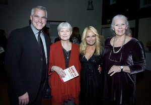 Michael Ross, Joanne Woodward, Kristin Chenoweth, and Anne Keefe Photo