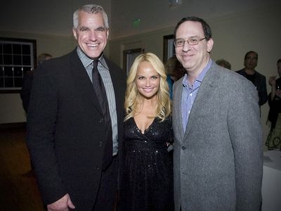 Michael Ross,  Kristin Chenoweth, and Howard Sherman Photo