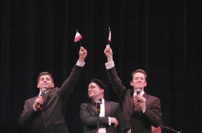 Tony Yazbeck, David Pittu and Jeffry Denman Photo