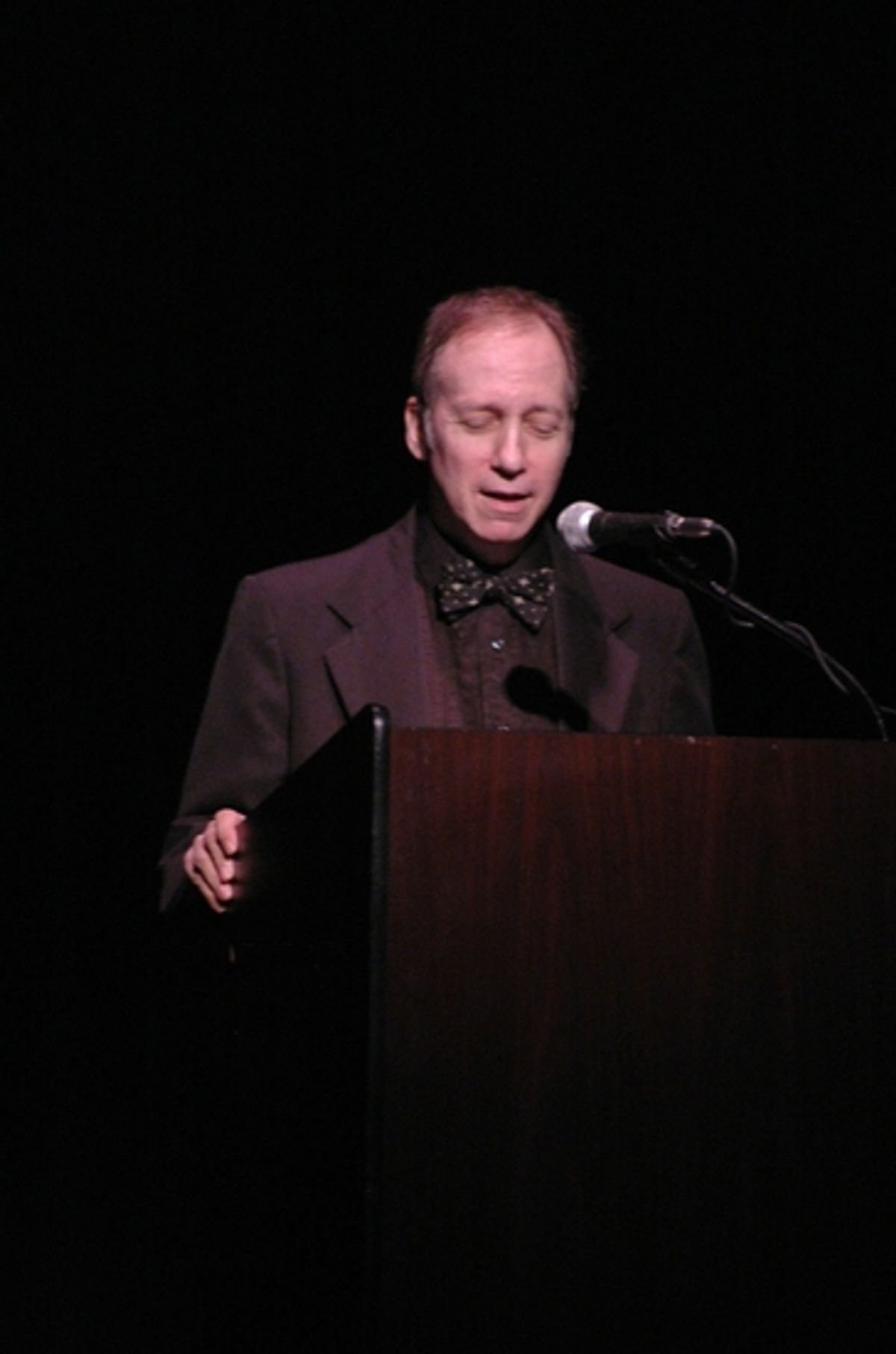 Scott Siegel-creator, wirter and host of this series of shows at 'Broadway By The Year 1931' at Town Hall