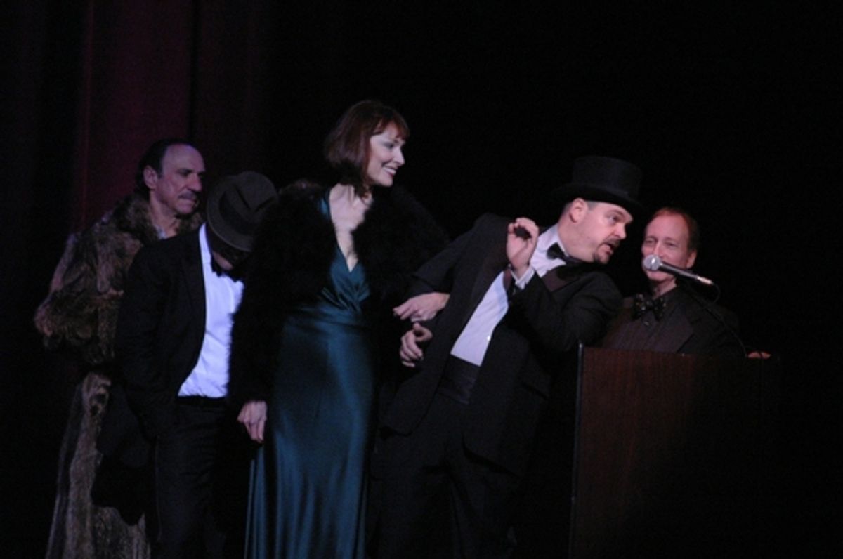 'Kudisch Sent Me'-F. Murray Abraham, Karen Ackers, Brad Oscar and Scott Siegel at 