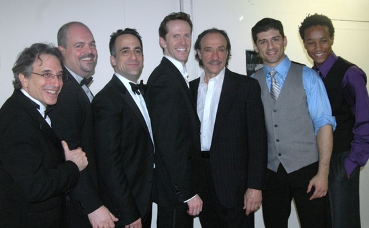 Chip Zien, Brad Oscar, David Pittu, Jeffry Denman, F. Murray Abraham, Tony Yazbeck and Kendrick Jones at 