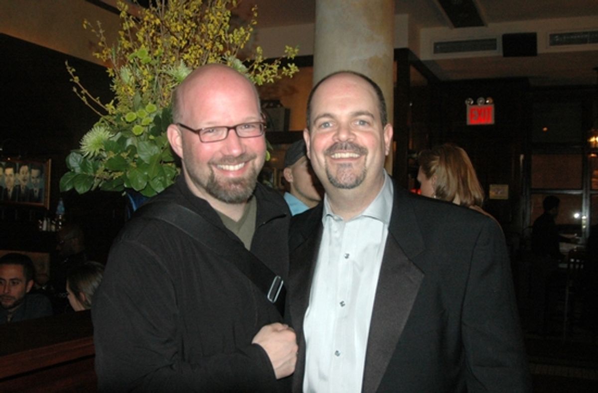 Scott Coulter and Brad Oscar at 'Broadway By The Year 1931' at Town Hall