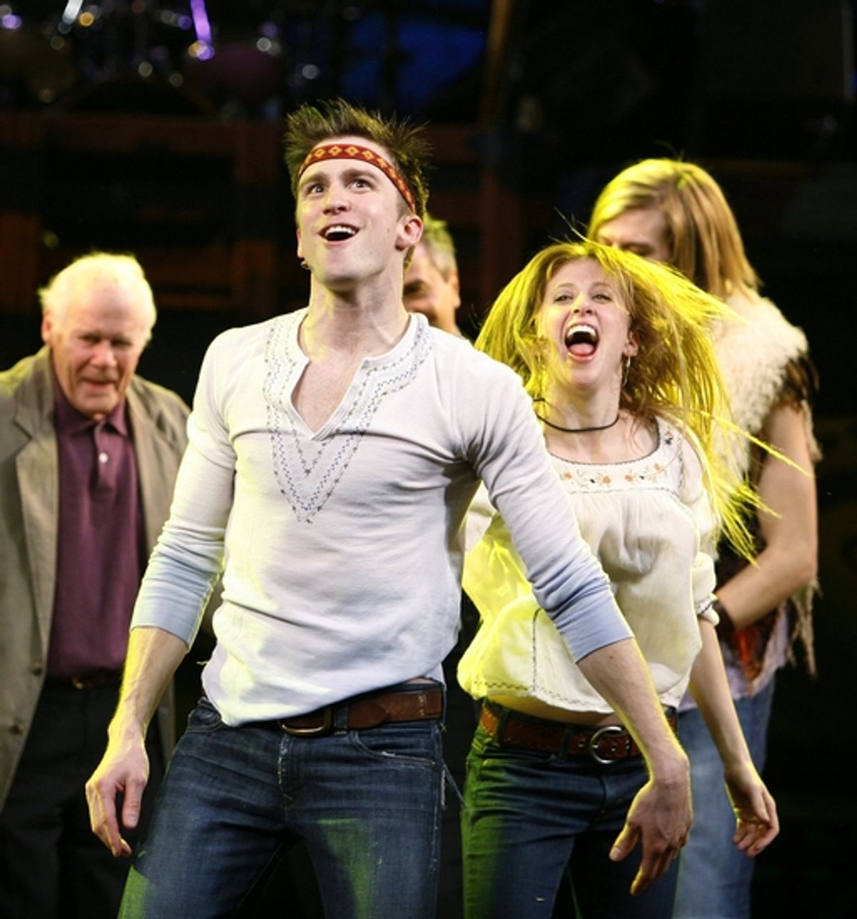 Gavin Creel and Caissie Levy at 