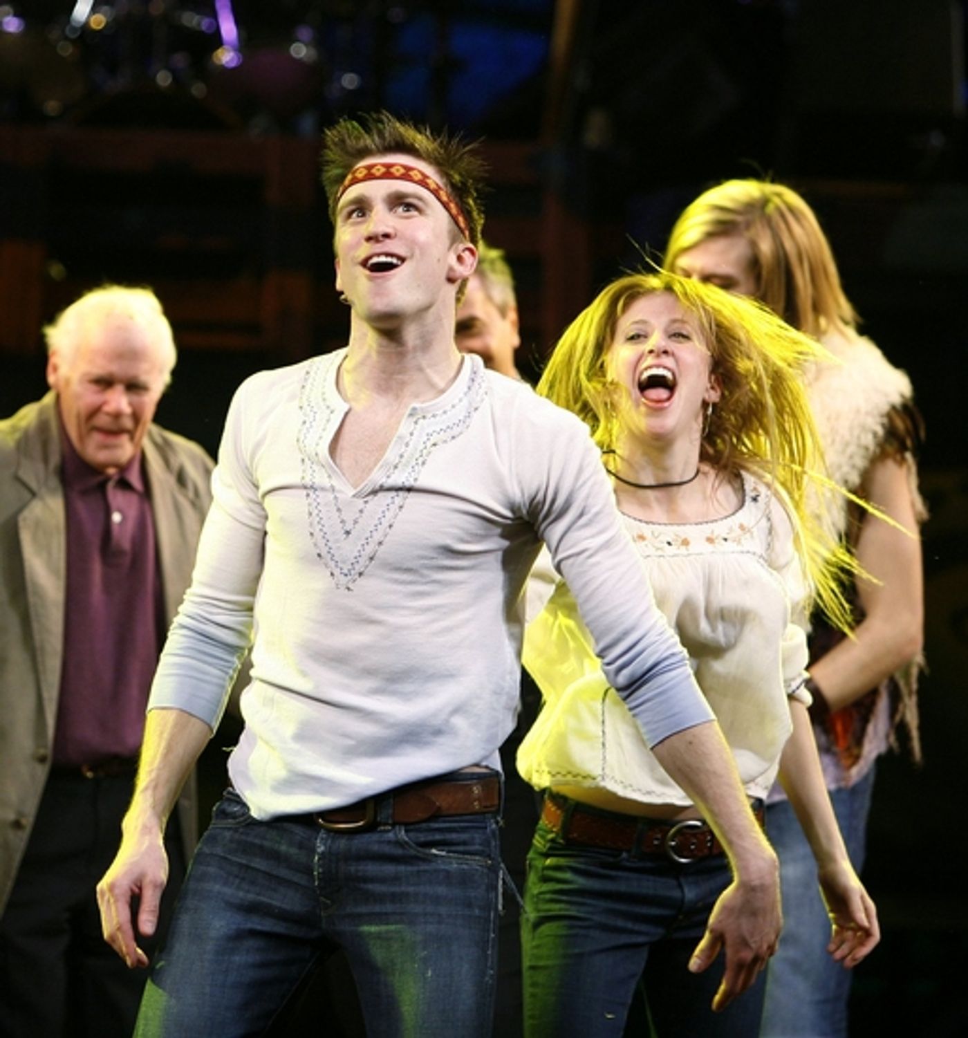 Photo Coverage: 'The Sun Shines In' HAIR Returns to Broadway - Opening Curtain Call!  Image