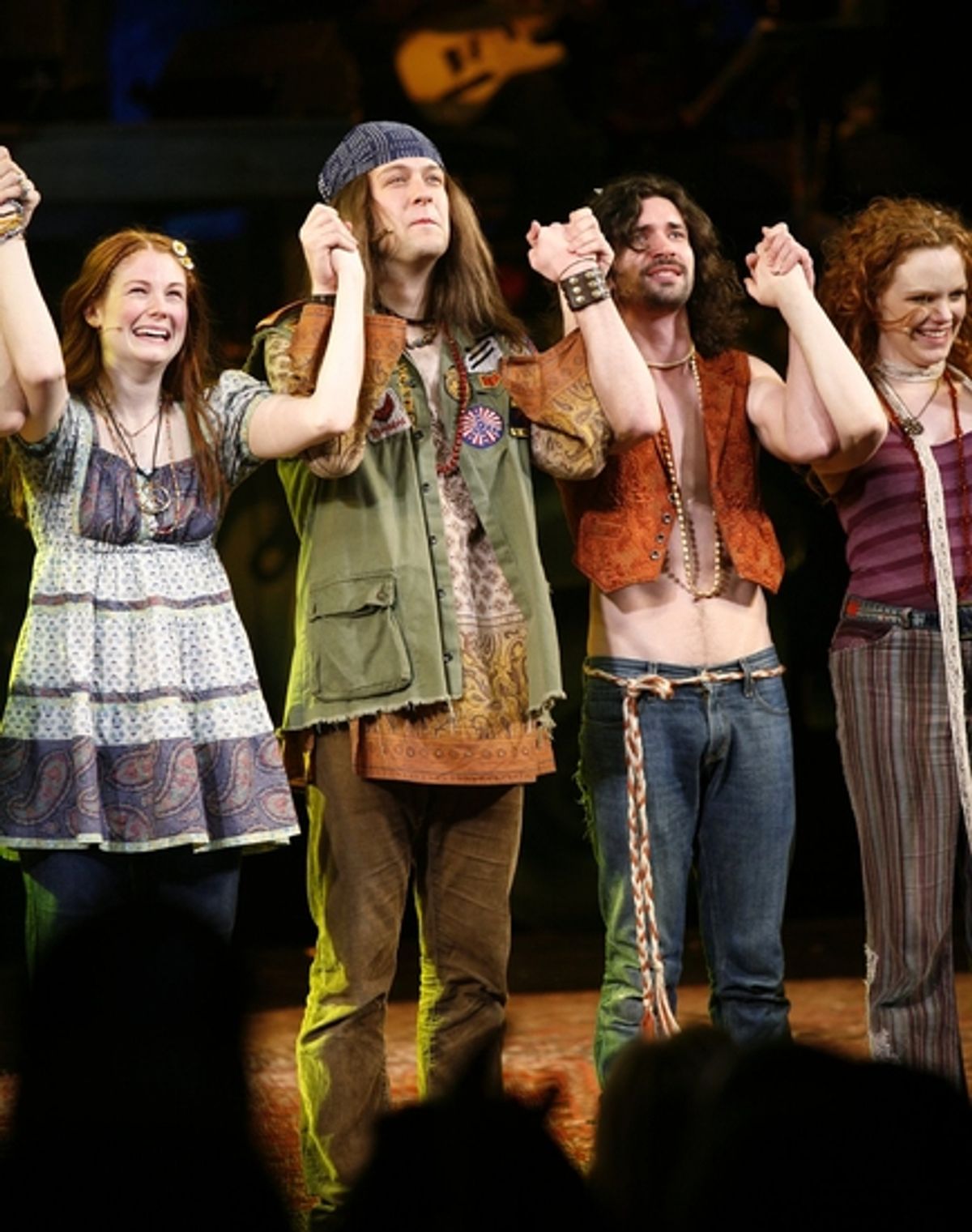 Allison Case, Andrew Kober, Steel Burkhardt and Megan Reinking at 