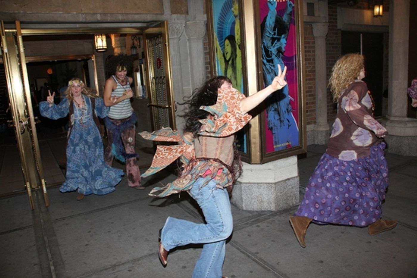 Photo Coverage: 'The Sun Shines In' HAIR Returns to Broadway - Opening Curtain Call! Photo Coverage: 'The Sun Shines In' HAIR Returns to Broadway - Opening Curtain Call! Image
