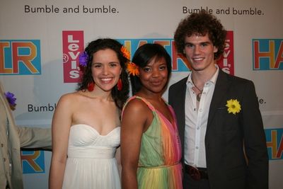 Briana Carlson-Goodman, Chasten Harmon and Jay Armstrong Johnson Photo