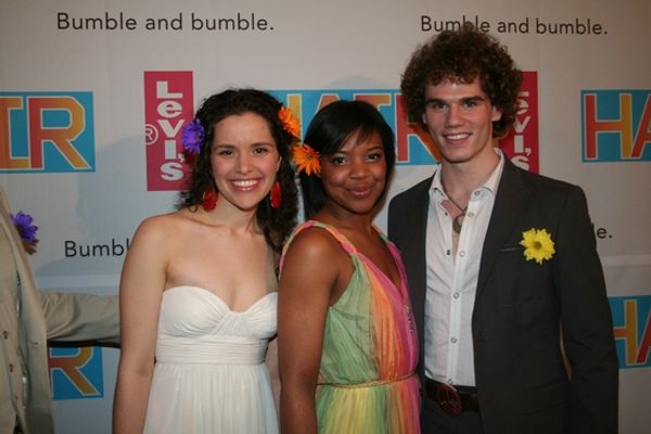 Briana Carlson-Goodman, Chasten Harmon and Jay Armstrong Johnson Photo