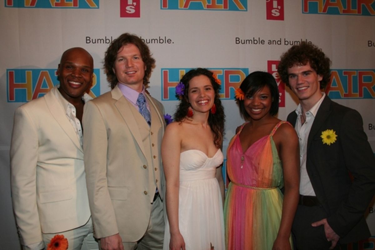 Michael James Scott, Ryan Link, Briana Carlson-Goodman, Chasten Harmon and Jay Armstrong Johnson at 