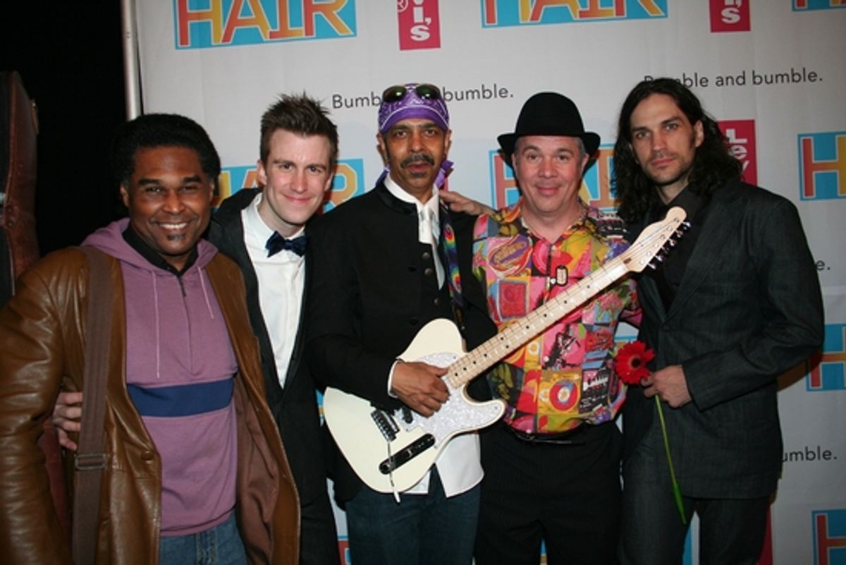 Wilbur Bascomb, Gavin Creel, Steve Bargonetti, Vince MacDermot and Will Swenson at 