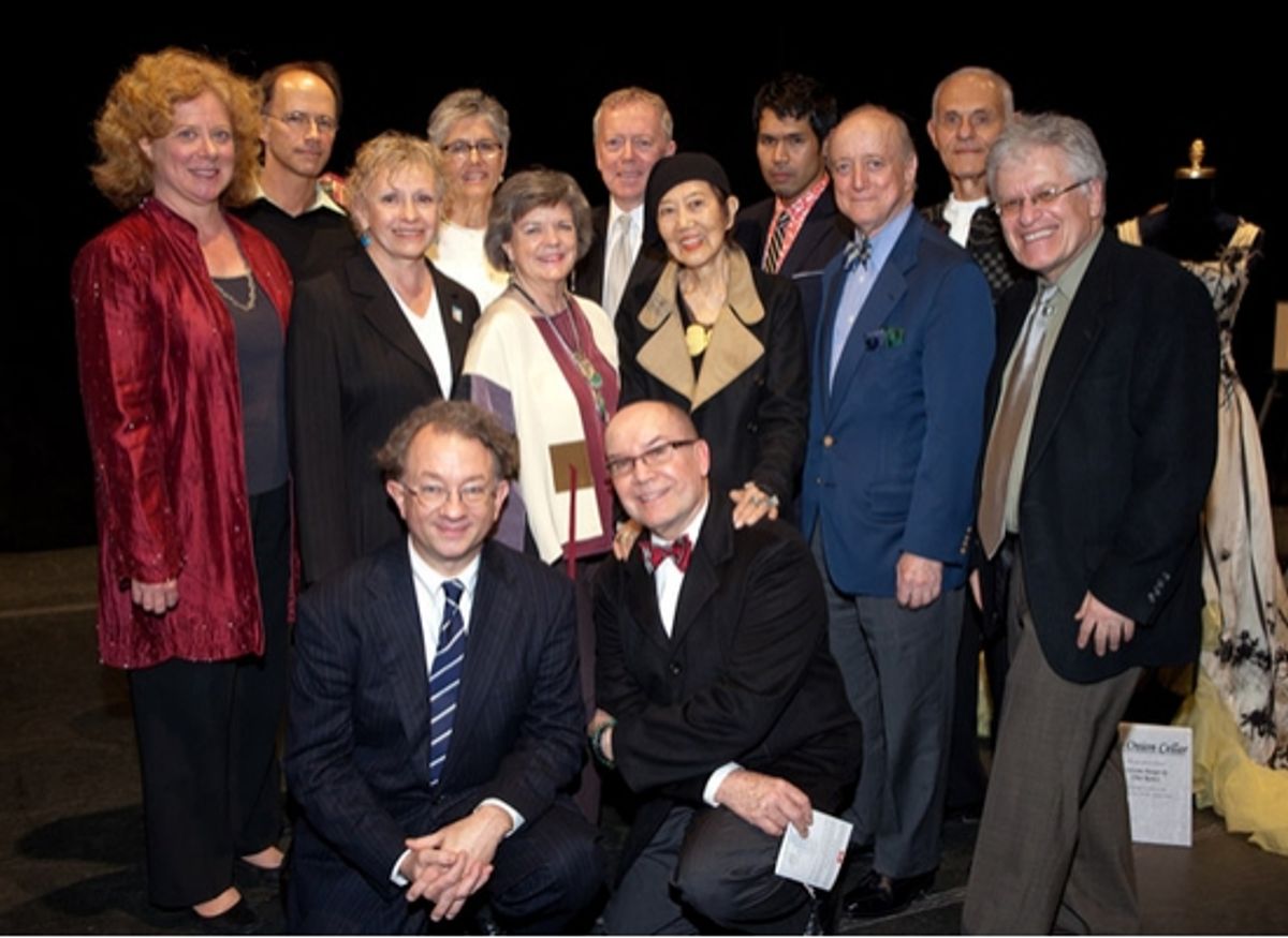 Victoria Bailey, Roberta Maxwell, Sally Ann Parsons, Willa Kim, Earl D. Weiner, Jerry Zaks, Robert Perziola, Linda Harbinger, Bob Crowley, Clint Ramos, Mel Weingart, William Ivey Long and Jack O'Brien at 