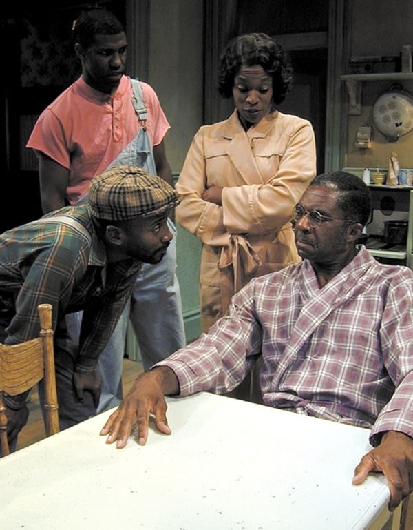 SCR's 1999 production of August Wilson's The Piano Lesson with(clockwise from top lef Photo