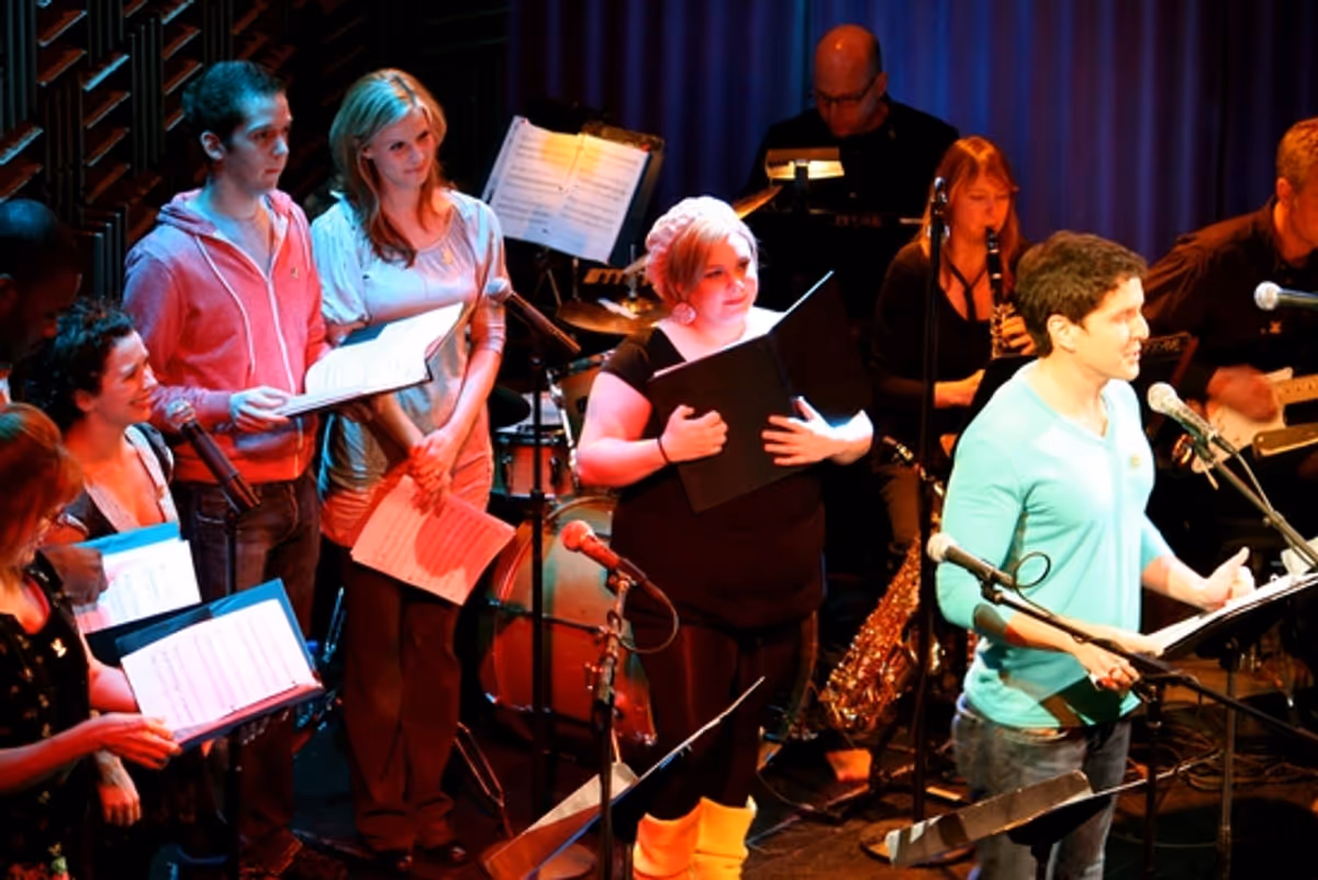 Howie Michael Smith and the cast at 'EXTRAORDINARY' in Concert at Joe's Pub