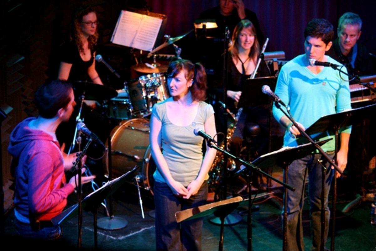Tom Deckman, Tami Lee Santimyer and Howie Michael Smith at 'EXTRAORDINARY' in Concert at Joe's Pub