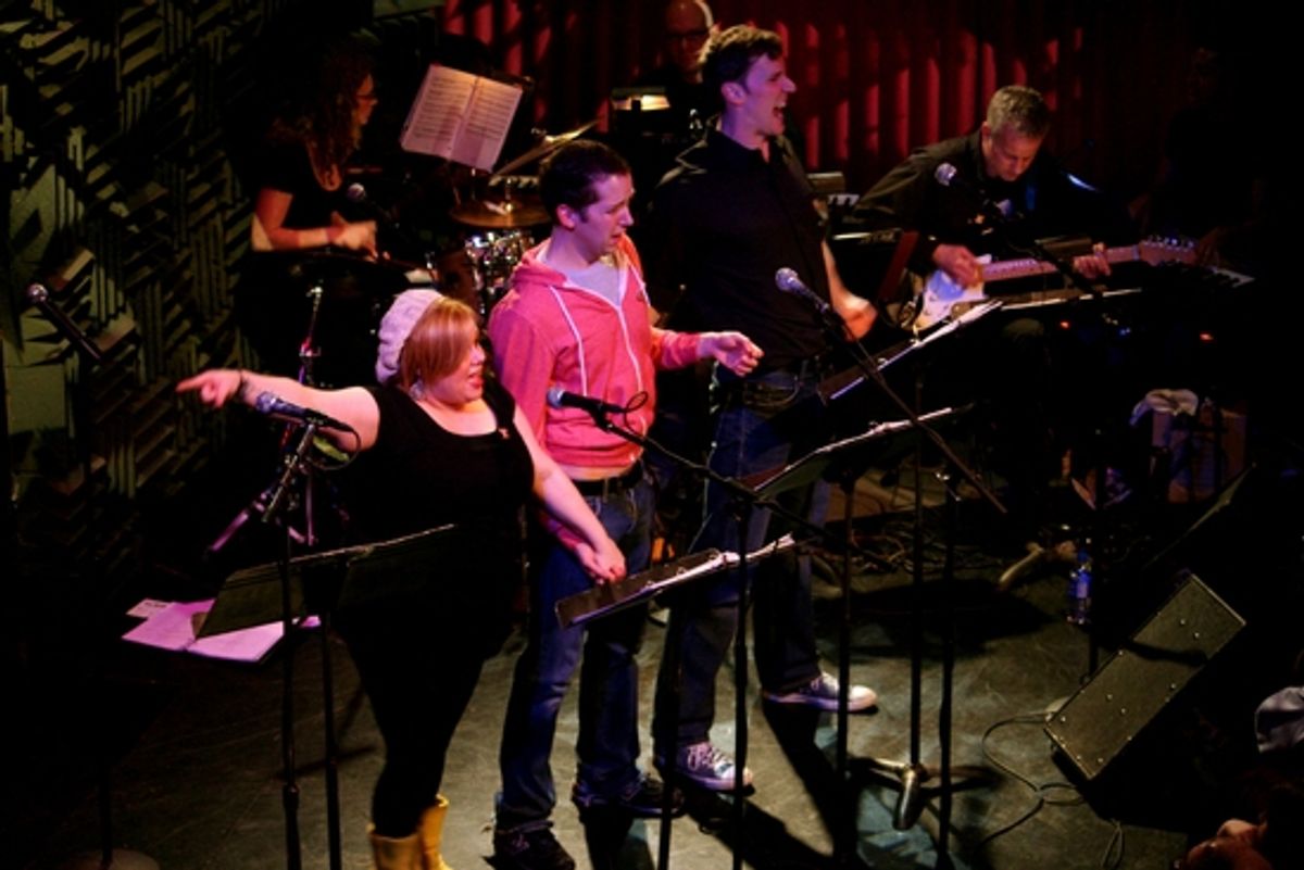 Carly Jibson, Tom Deckman and Matt Gibson at 