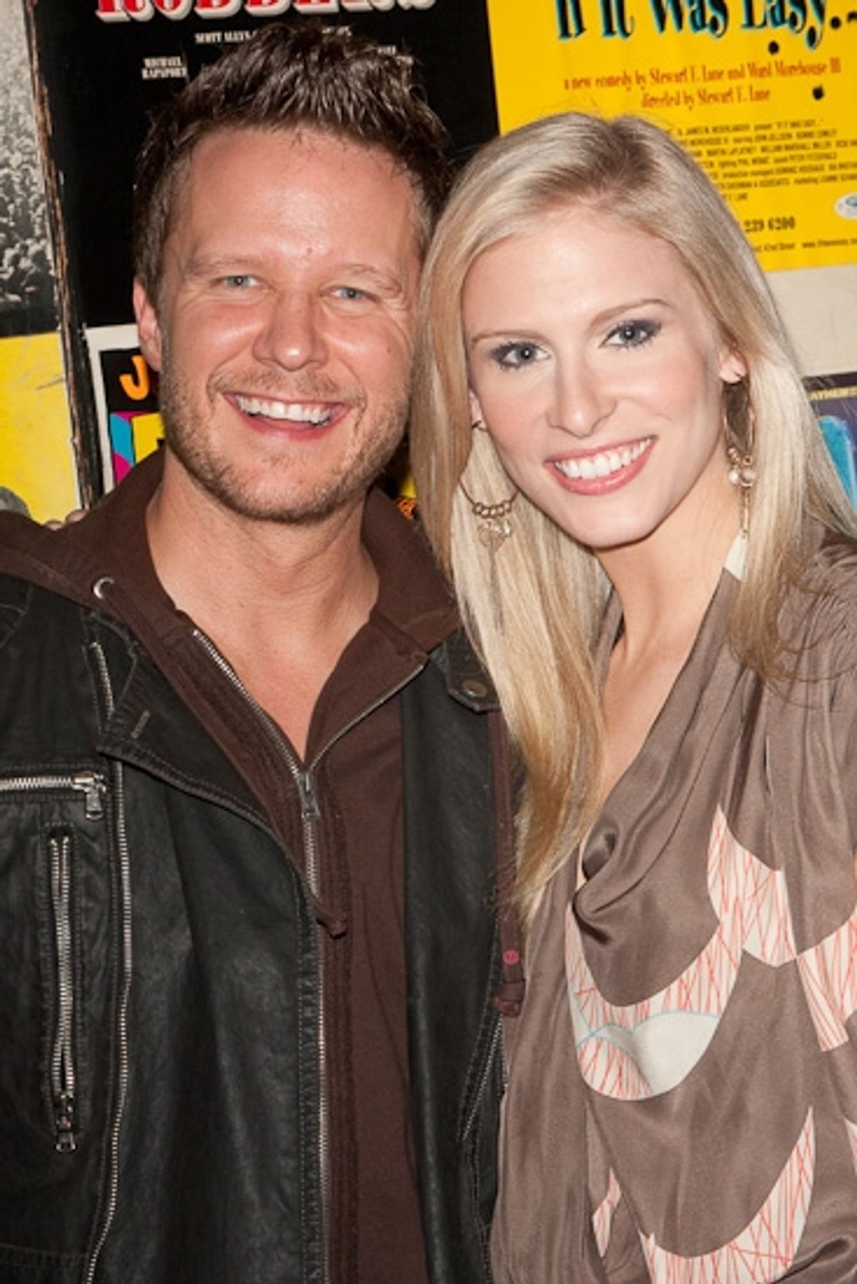 Will Chase and Stephanie Gibson at THE BATTERY'S DOWN Celebrates Season 2 at Sardi's
