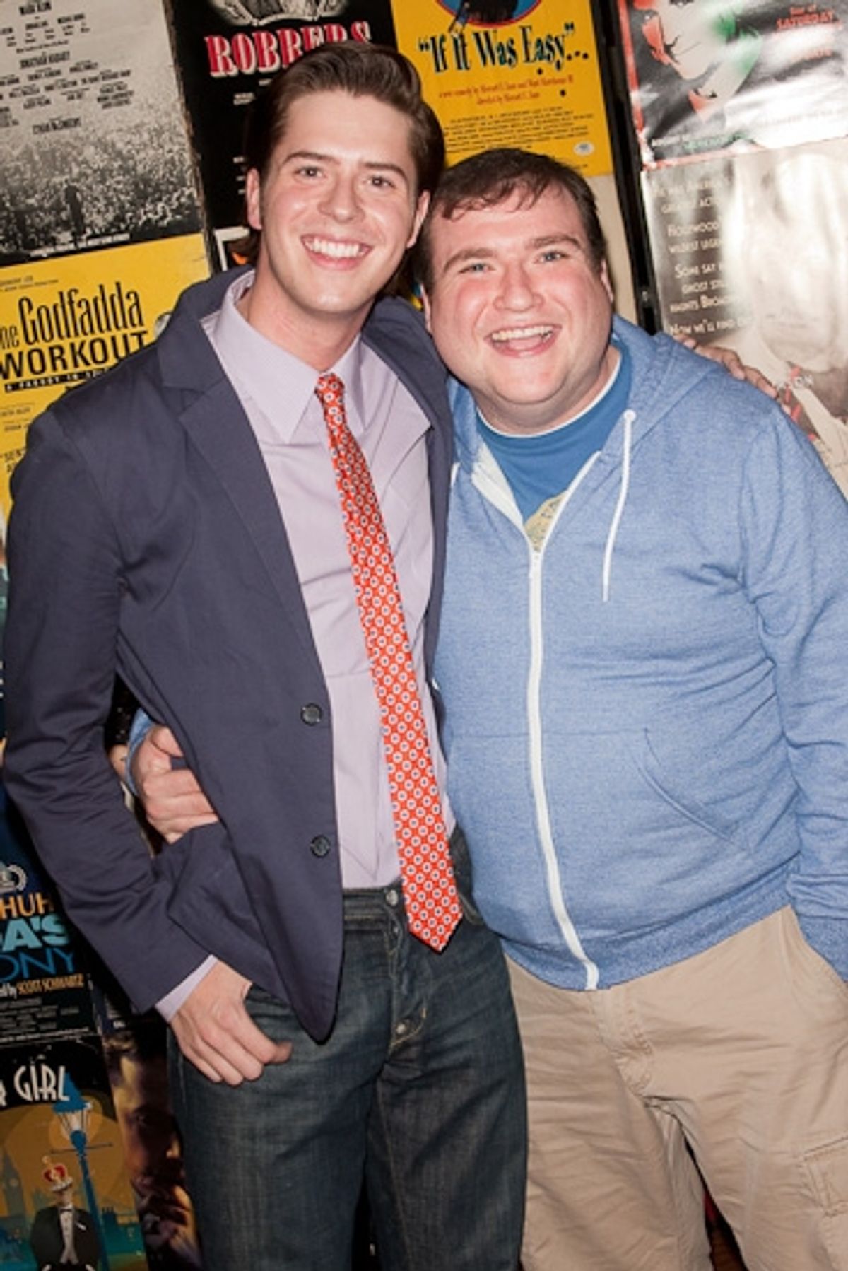 Jake Wilson and Todd Buonopane at THE BATTERY'S DOWN Celebrates Season 2 at Sardi's