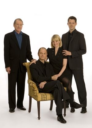 Charles Kimbrough, David Hyde Pierce, Mary Catherine Garrison and David Furr Photo