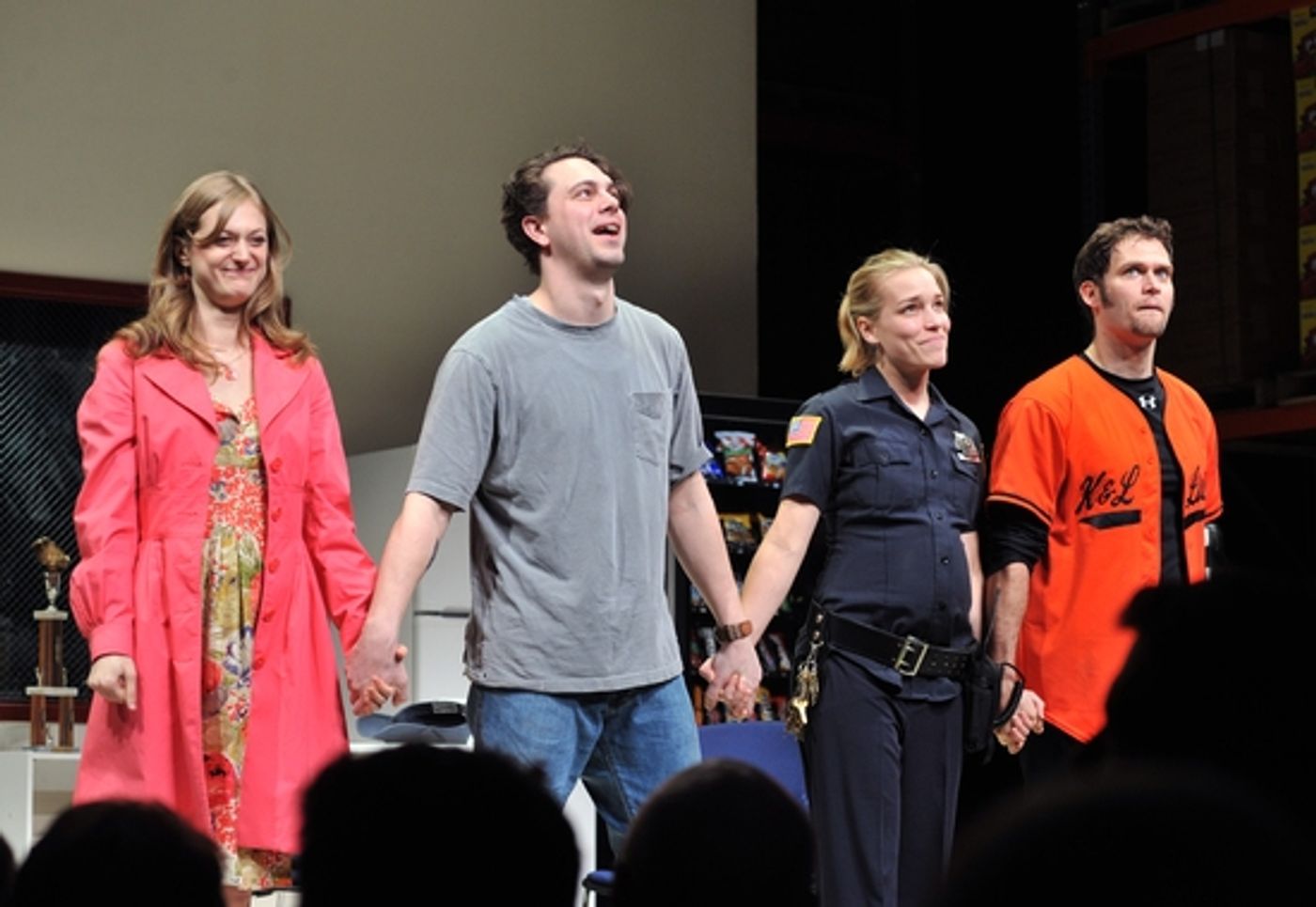 Photo Coverage: 'reasons to be pretty' Opens on Broadway - Curtain Call at the Lyceum  Image