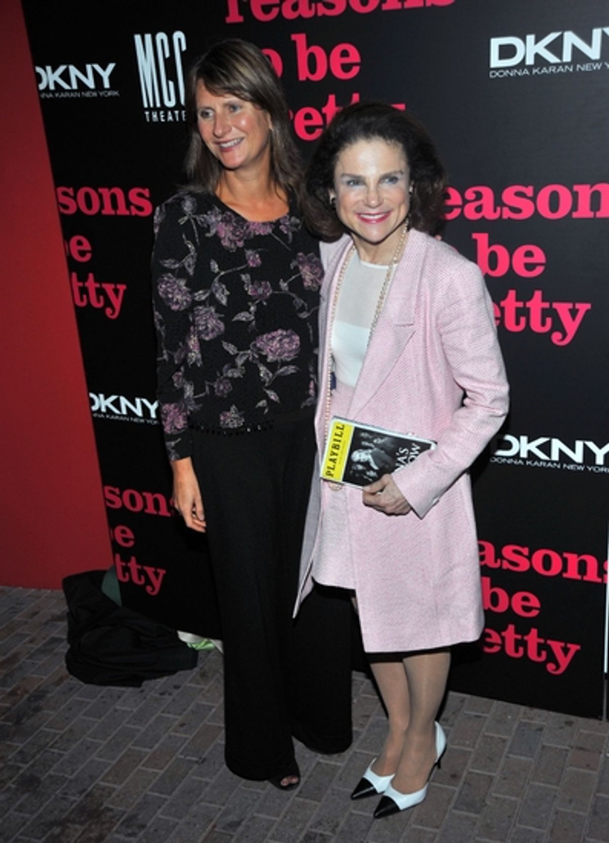 Jeannie Opdyke Smith and Tovah Feldshuh at 
