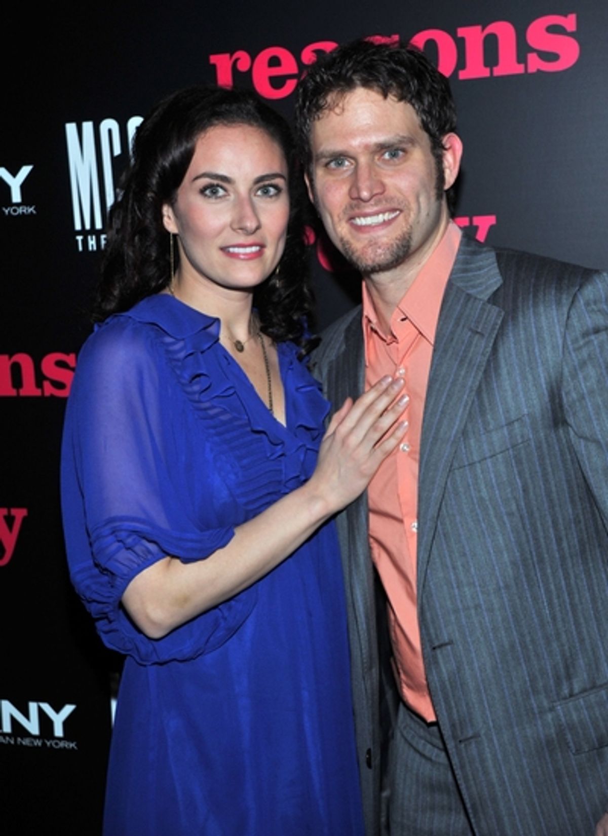 Laura Benanti and Steven Pasquale at 