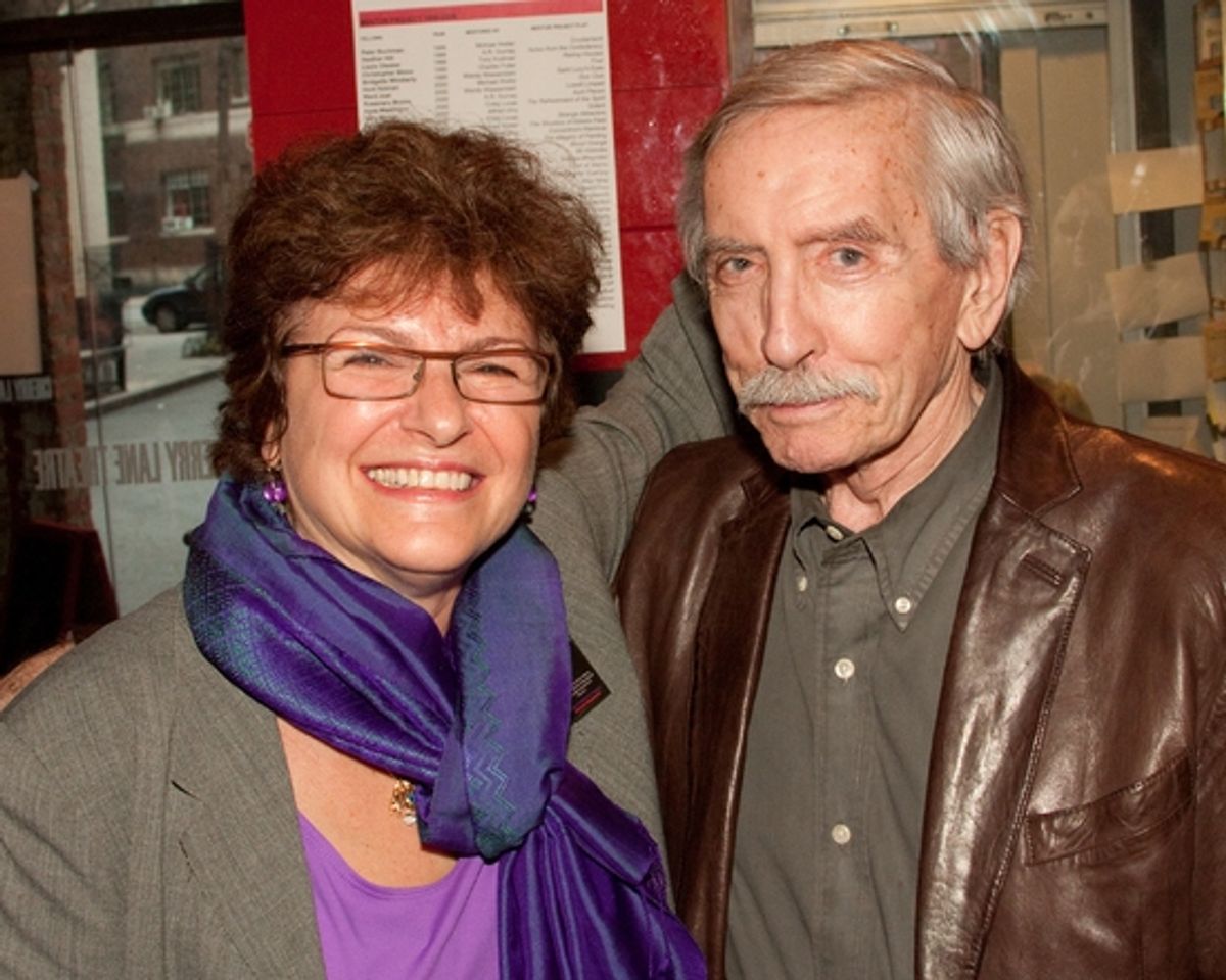 Angelina Fiordellisi and  Edward Albee at MENTOR PROJECT Event With Edward Albee Held On 4/2