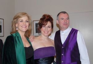 Karen Mason, Debbie Gravitte, and Martin Yates Photo