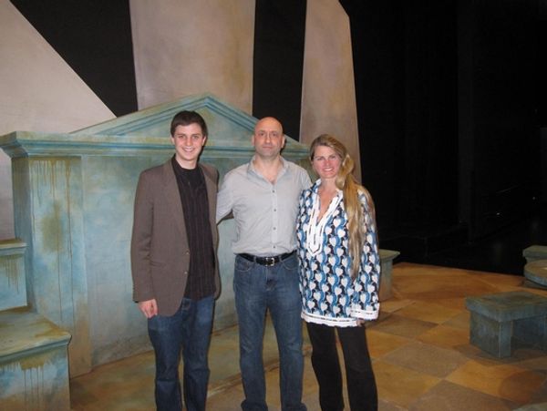 George Watsky, Joe Antoun and Bonnie Comley Photo