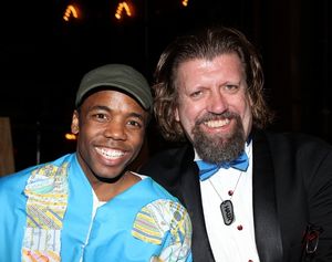 Tommar Wilson and Oskar Eustis @ BroadwayWorld Tommar Wilson and Oskar Eustis Photo