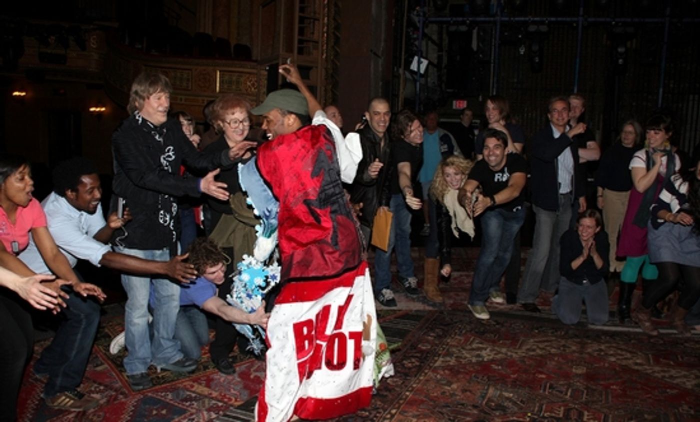Photo Coverage: 'HAIR' on Broadway's Gypsy Robe Ceremony Celebration!  Image