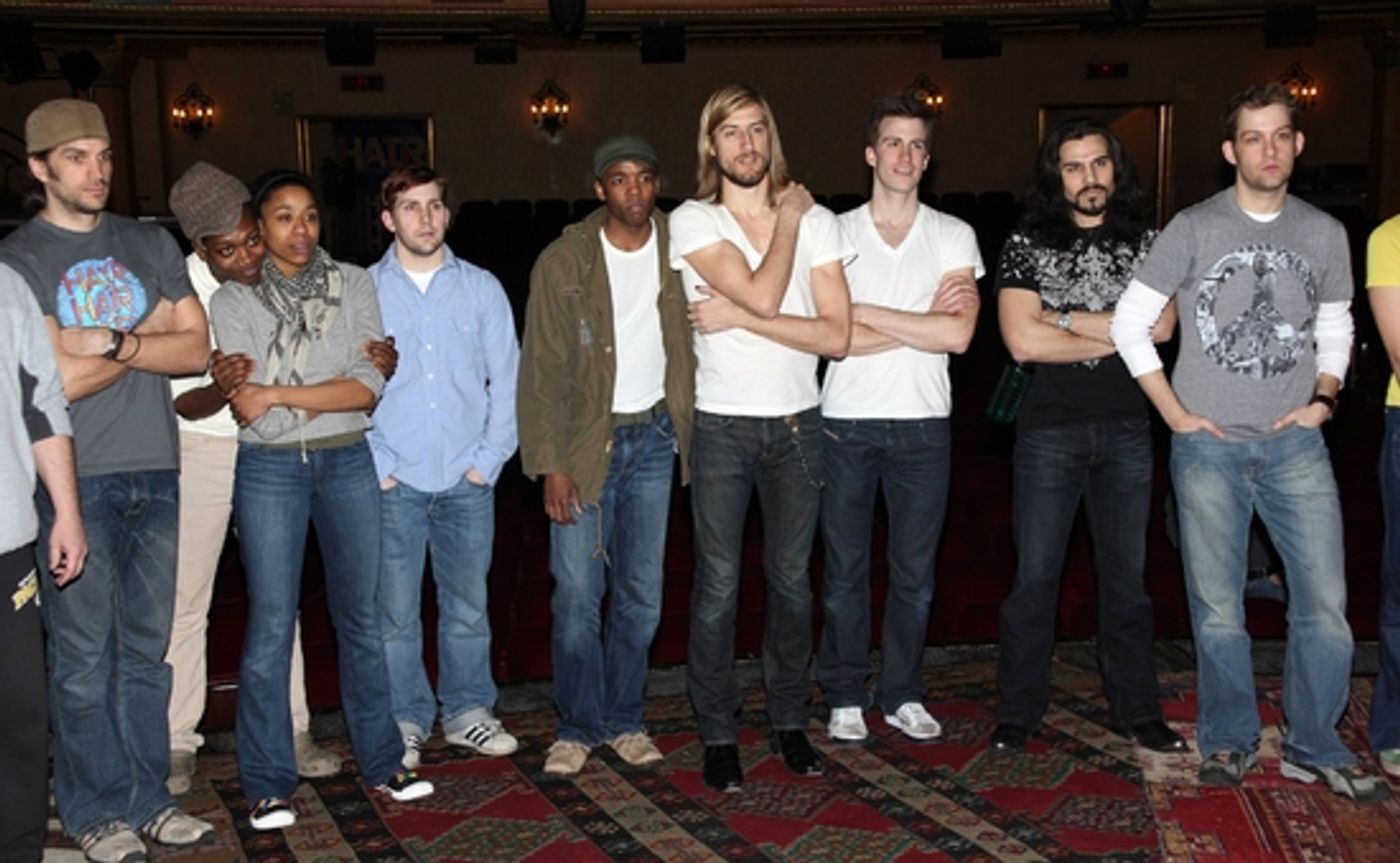 Photo Coverage: 'HAIR' on Broadway's Gypsy Robe Ceremony Celebration!  Image