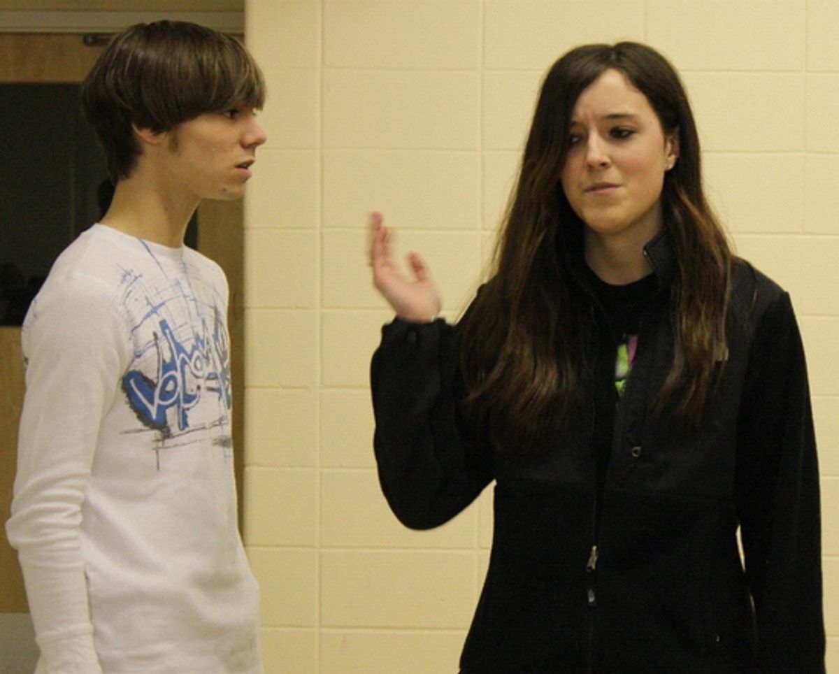 Luke Doyle and Olivia Cawley at 