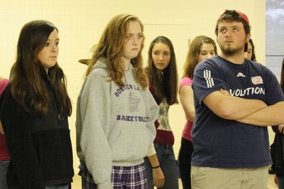 Olivia Cawley, Ellie Brigida, and Billy Thompson Photo
