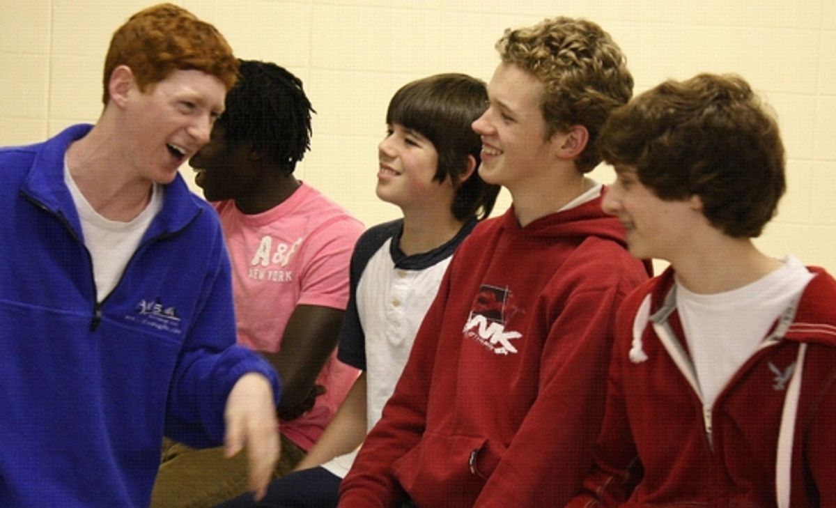 Matt Hawley, Kwaku Acheampong, Alex Fullerton, Johnny Fullerton and Josh Marcus-Blank at 