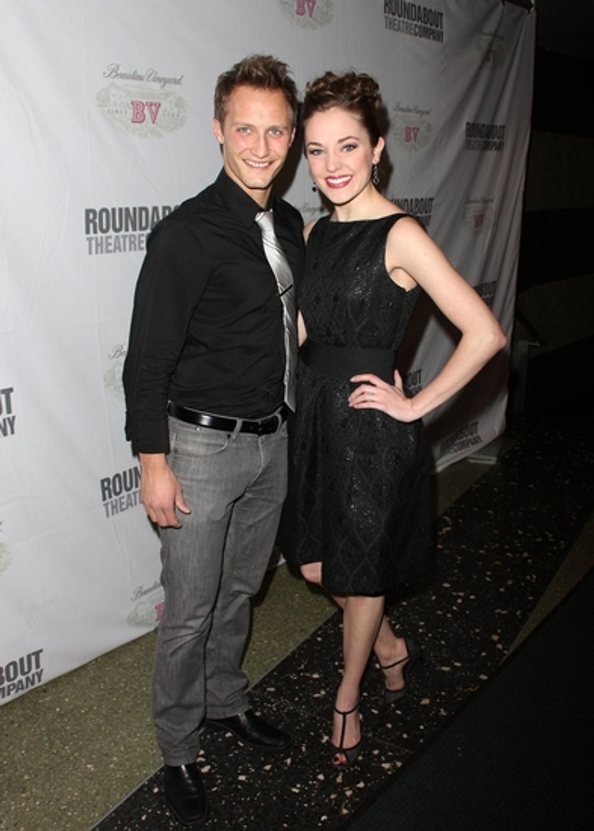 Nathan Johnson and Laura Osnes at 