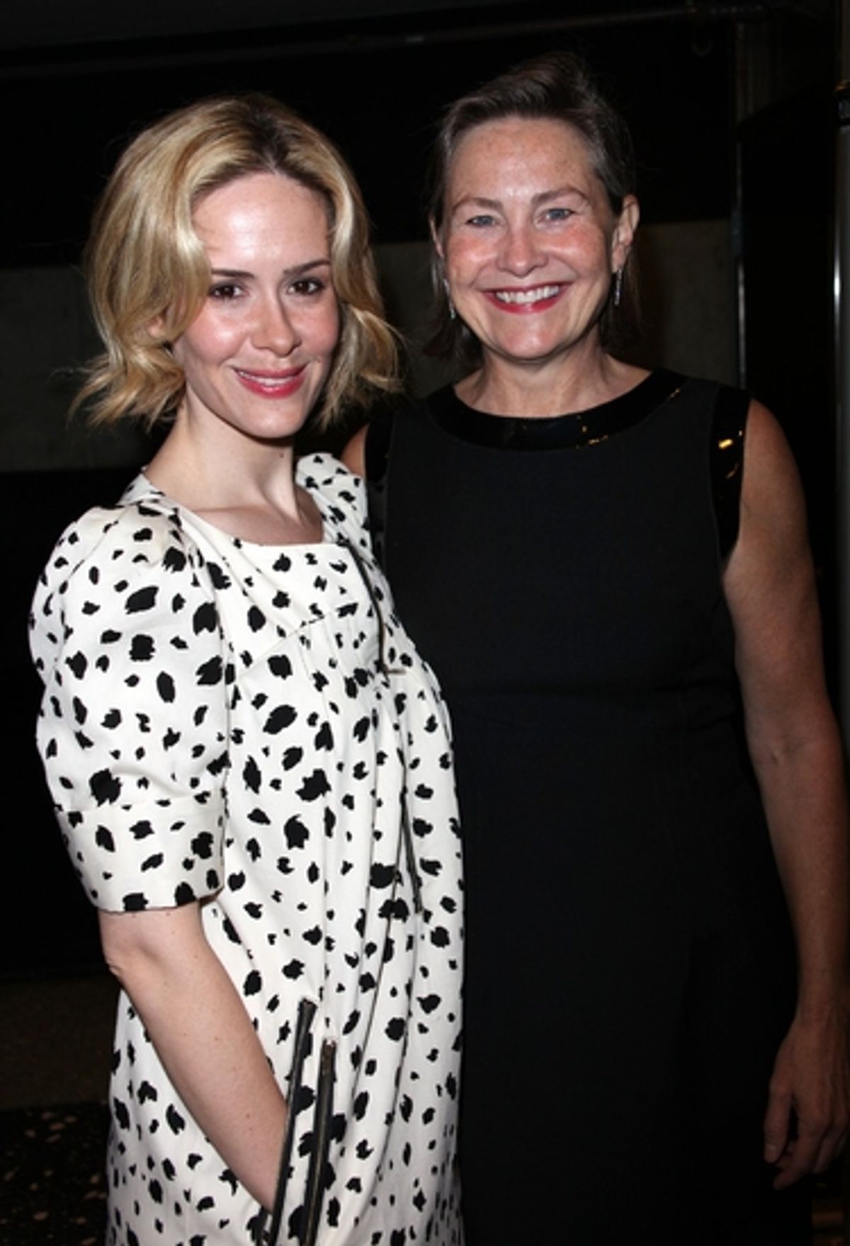 Sarah Paulson and Cherry Jones at Roundabout Theatre Company Spring Gala Part II