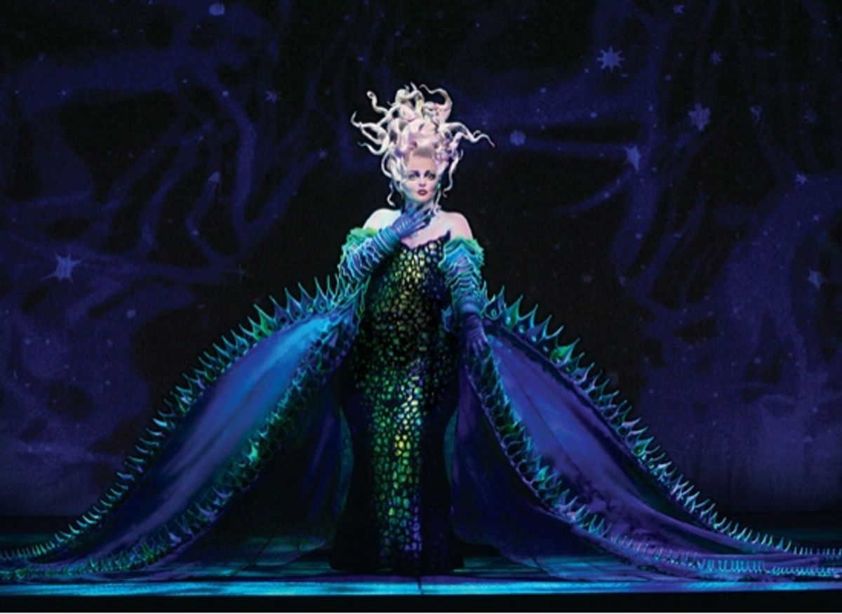 Faith Prince is Ursula in The Little Mermaid at 