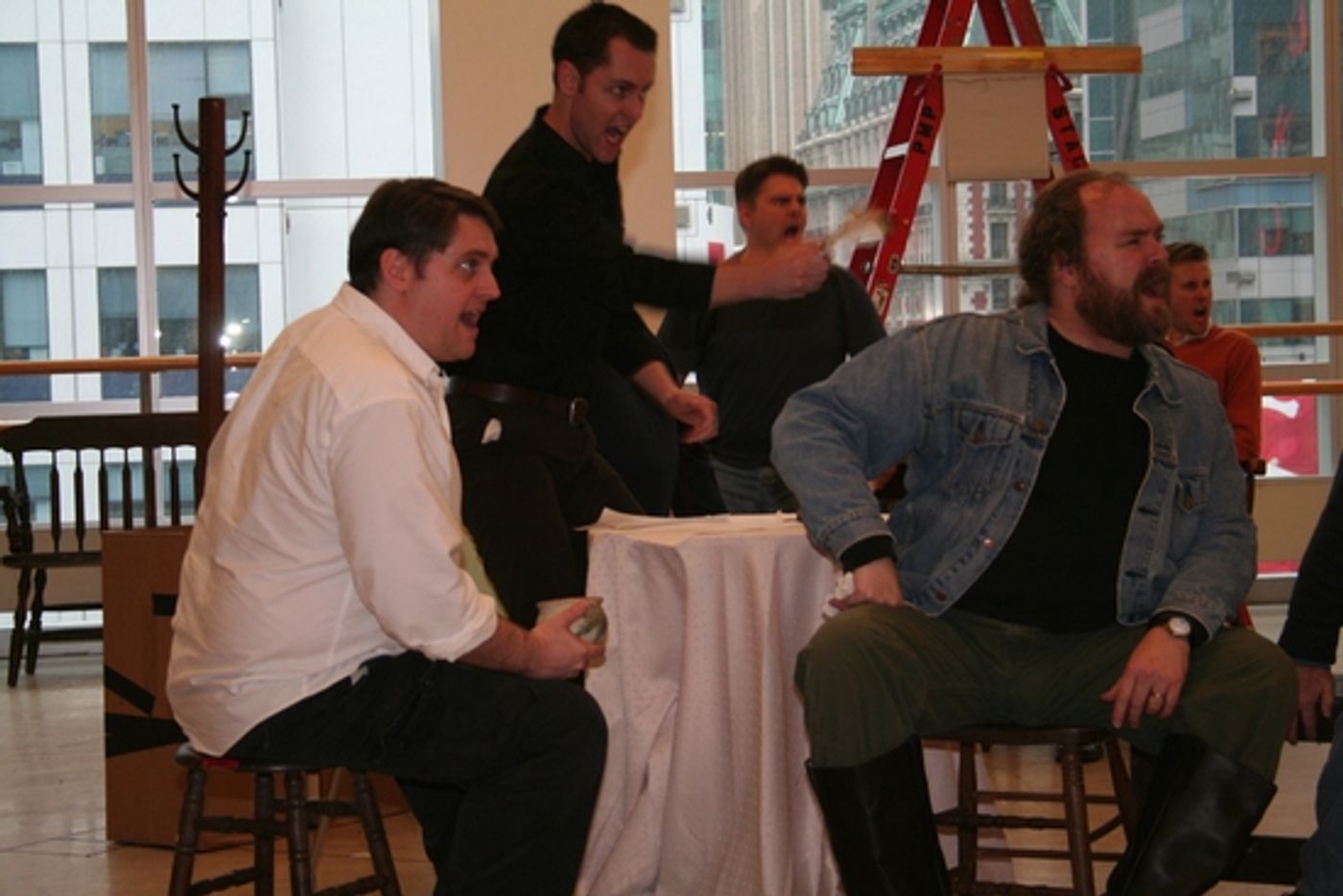 Photo Coverage: Paper Mill's 1776 Cast Meets the Press  Image